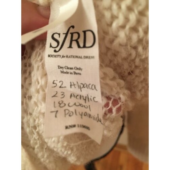 Society For Rational Dress Alpaca Wool Cardigan - Picture 4 of 5